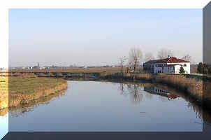 il canale Grassaga, dal ponte di Fossà